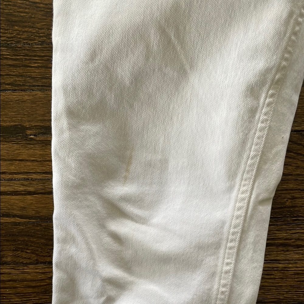 Everlane “the cheeky jean” cropped white denim - Picture 3 of 5